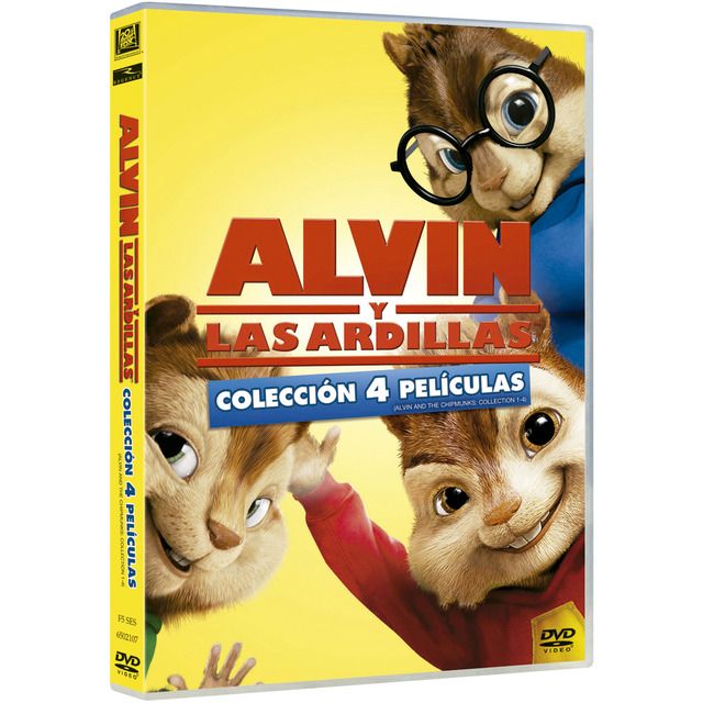 Fox Pack Alvin Y Las Ardillas 1 2 3 4 Dvd Ardillas Dvd Nuevo Novio