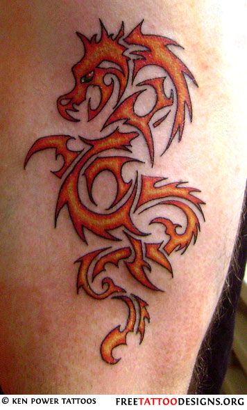 tribal dragon rendered in flames tattoo pinterest tribal dragon rendered in flames tattoo pinterest