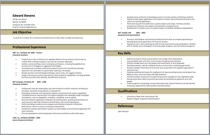 Business Architect Resume Architect Resume Samples Pinterest - architectural consultant sample resume Business Architect Resume Architect Resume Samples Pinterest - architectural consultant sample resume