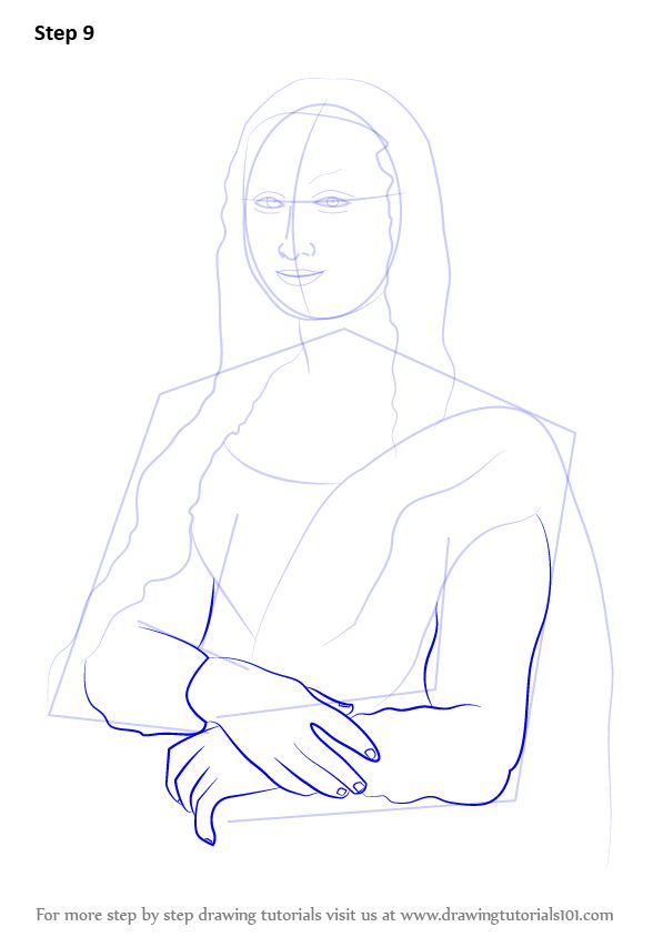 21 Beautiful Easy monalisa sketch drawing for Girls
