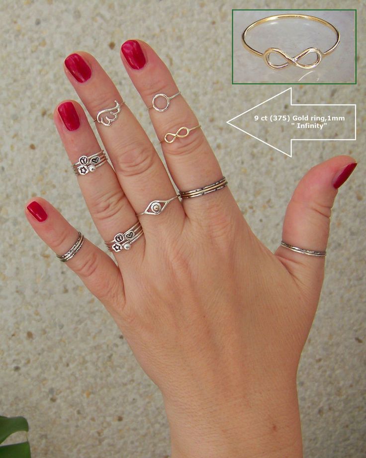 10 best solid 9ct gold midi ring band ring above knuckle ring plain midi ring size