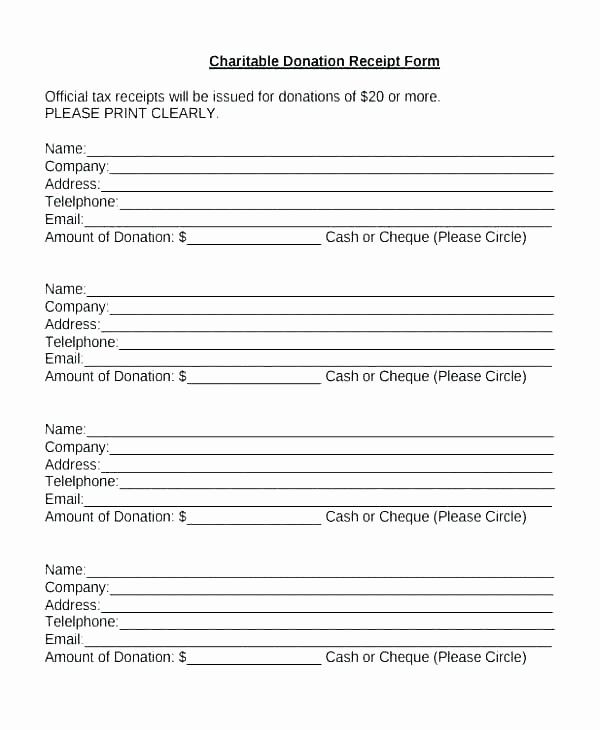 Get Our Sample Of Clothing Donation Receipt Template Receipt Template Letter Templates School Donations