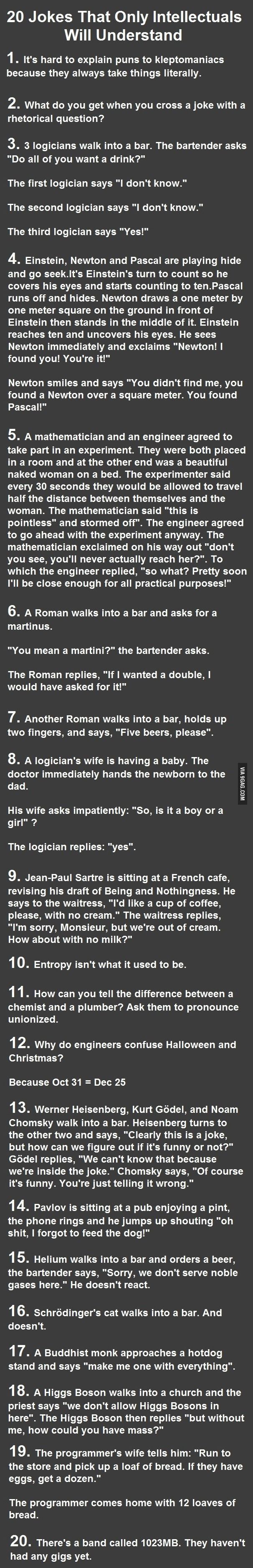 Are you geek enough to understand these jokes? Number 5 took me a