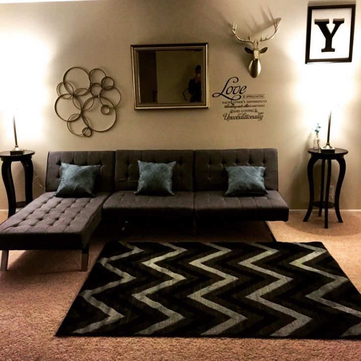 Com Dhp Emily Splitback Futon Black Furniture Decor Living Room Couch Makeover Ideas Furniture Decor Futon Living Room, Dhp Emily Convertible Futon Sofa Couch Review