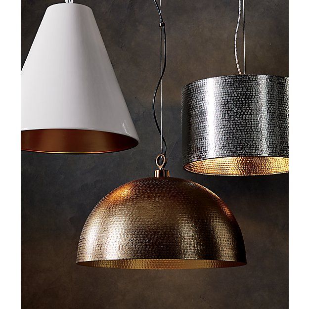 Rodan Hammered Brass Metal Dome Pendant Light Reviews Crate And Barrel In 2020 Lighting Hanging Lights - Rodan Hammered Metal Dome Pendant Light Rodan Hammered Brass Metal Dome Pendant Light Reviews Crate And Barrel In 2020 Lighting Hanging Lights - Rodan Hammered Metal Dome Pendant Light