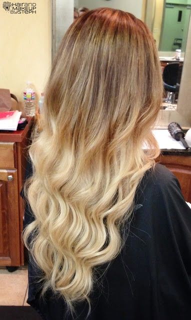 Blonde on sale dip dye