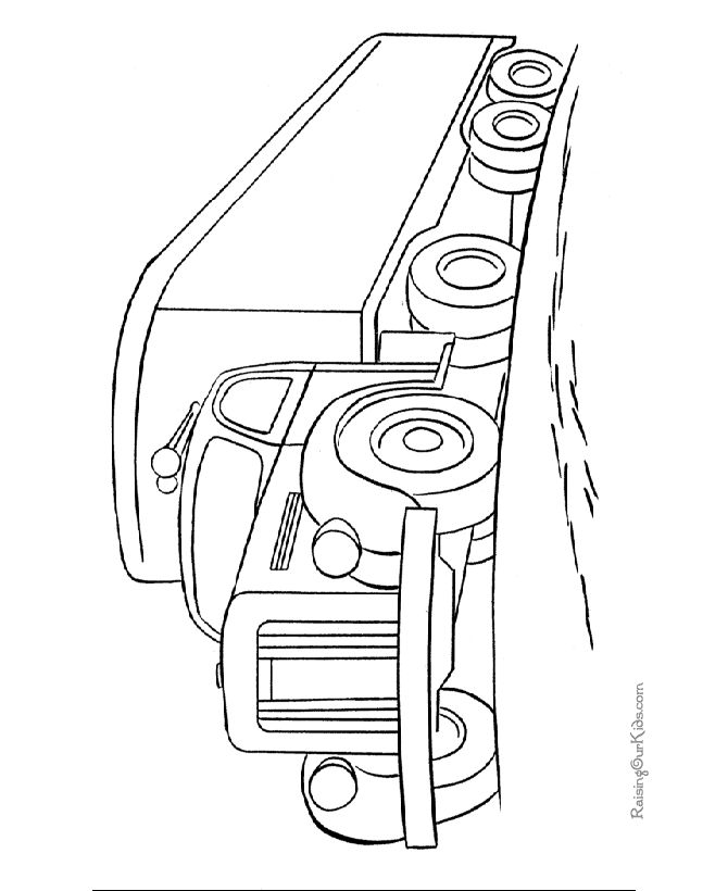 free printable truck picture for child truck coloring pages truck
