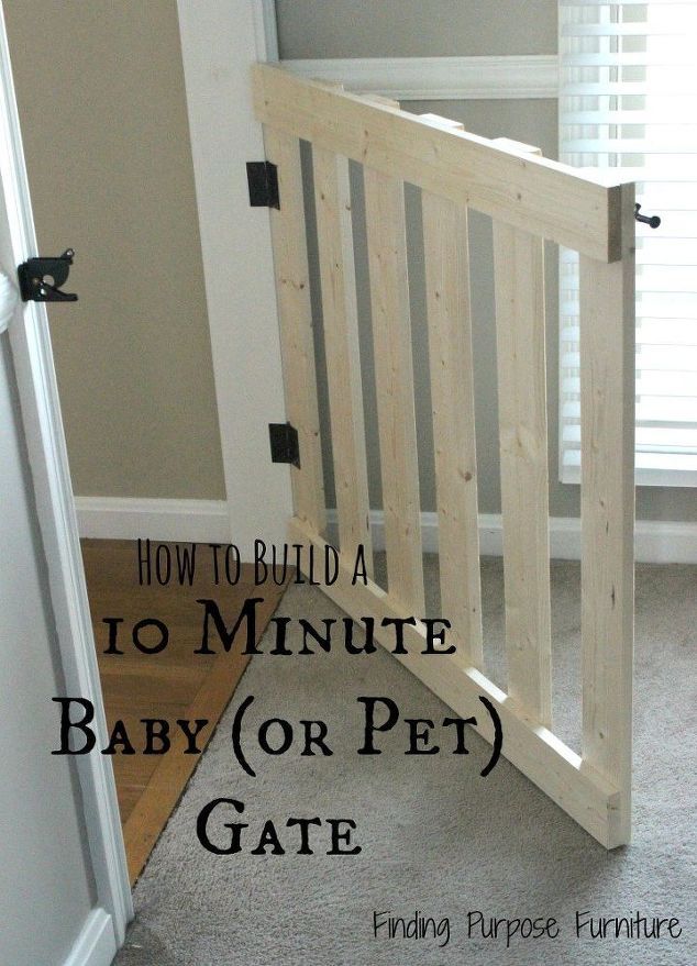How To Build A 10 Minute Baby Pet Gate In 2018 Woodworking Plans How To Build A 10 Minute Baby Pet Gate In 2018 Woodworking Plans Pinterest Home Diy And Decor