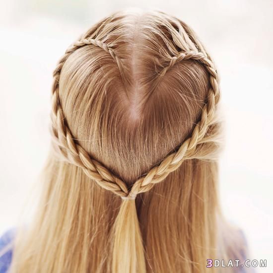 تسريحة الضفيرة ضفاير شعر تسريحات شعر ضفاير جديدة مبتكره Hair Styles Valentine S Day Hairstyles Kids Braided Hairstyles