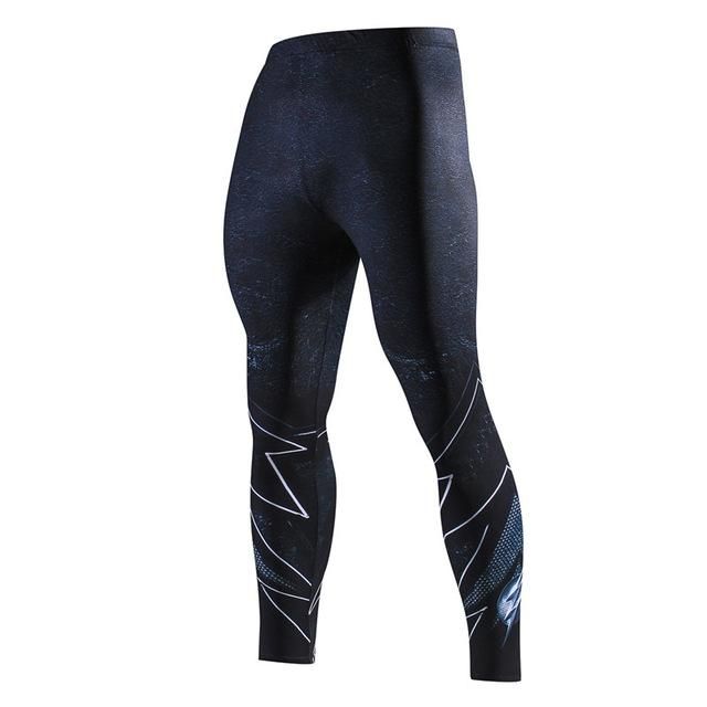 Herren Kompression Leggings Hosen Fitness Gym Sport Jogger Trainingshose Leggins