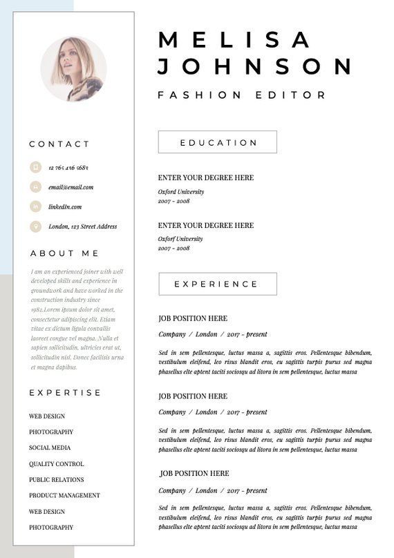 Cv Model En Francais Cv Words Standard Cv Format Standard Cv