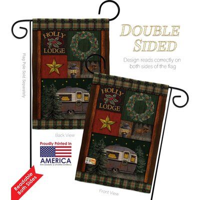 Breeze Decor Holly Lodge Seasonal Winter Wonderland Impressions 2 Sided 40 X 28 In Garden Flag Wayfair In 2020 Breeze Decor Decor Winter Wonderland