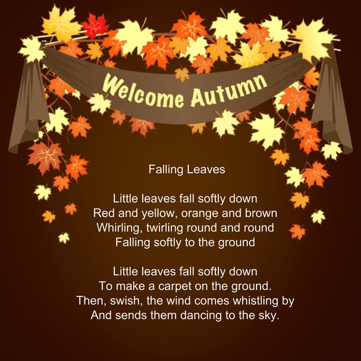 The Kiboomers Autumn Leaves Are Falling Down Lyrics Falling Leaves Poem | Autumn Poem for Kids
