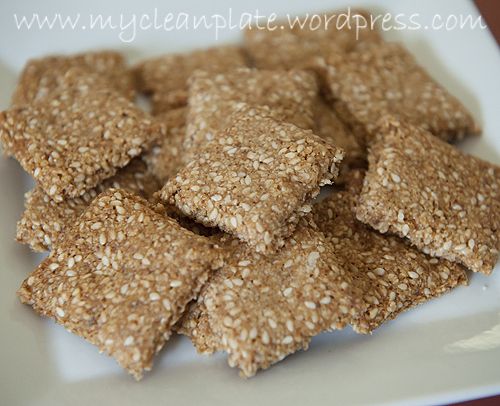 Sesame And Almond Crackers sesame-and-almond-crackers