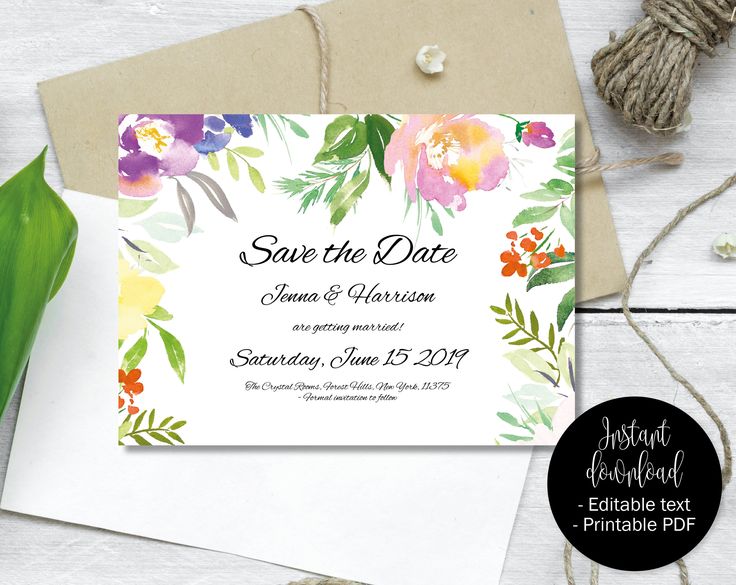 The 12 best Wedding Save the Date templates to instantly download