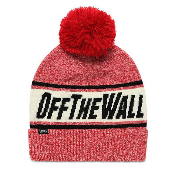 Vans Off The Wall Pom Beanie Erkek Pembe Atki Bere Ve Eldiven Yali Spor 2021 Pom Poms Bere Eldiven