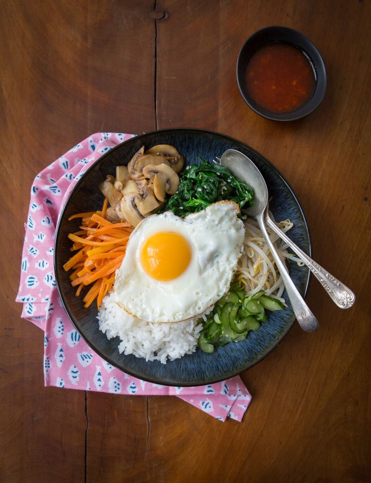 Korean Bibimbap | Korean bibimbap, Recipes, Bibimbap