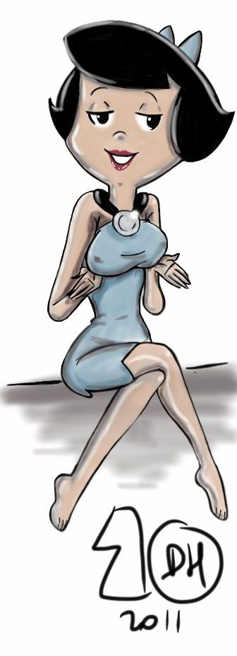 babes with nude armpits flintstones female characters mude