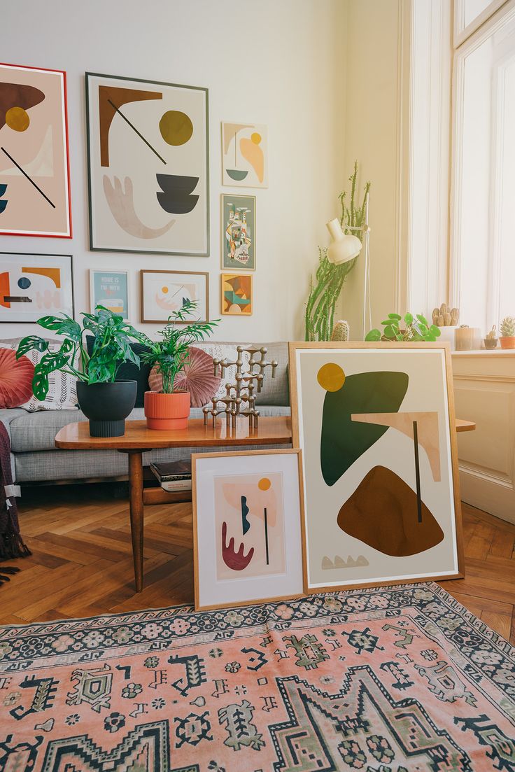 Abstract artworks | Living room hacks, Scandinavian paintings, Art