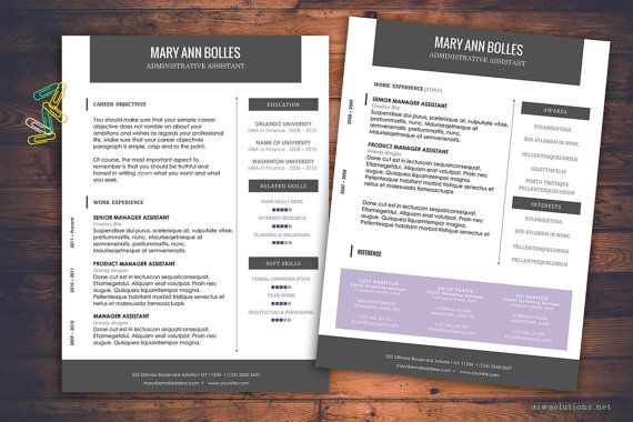 A professional resume template will help you impress more hiring managers, land more interviews, and get hired faster. WHAT YOU HAVE 1. *.doc file ( 2 pages of resume, 1 page of cover letter) that is compatible with Word 98 through Word 2004 for Mac and Word 97 through Word 2003 for Windows. 2. *.docx file ( 2 pages of resume, 1 page of cover letter), XML-based document format for Word 2008 for Mac, Word for Mac 2011, Word 2007 for Windows, and Microsoft Word 2010 for Windows. 3. icon set for