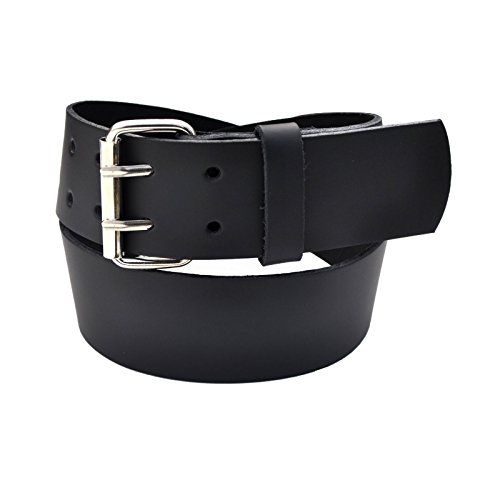 Leder Guertel Belt 5cm Breit 2 Dorn Wählbar Länge und Farbe