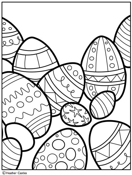 easter coloring page