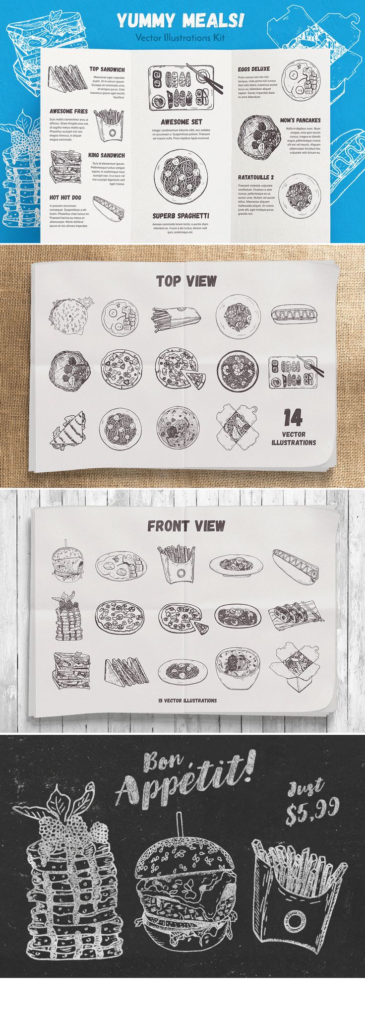 take out menu template