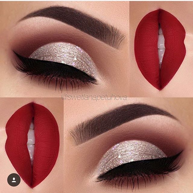 21 Looks Eye Makeup For Red Lips Cherrycherrybeauty Com