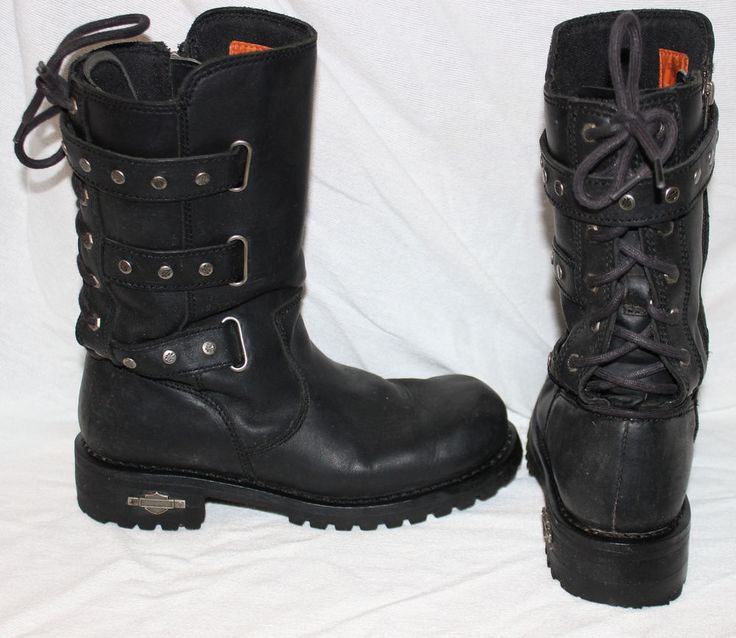billie black biker boot