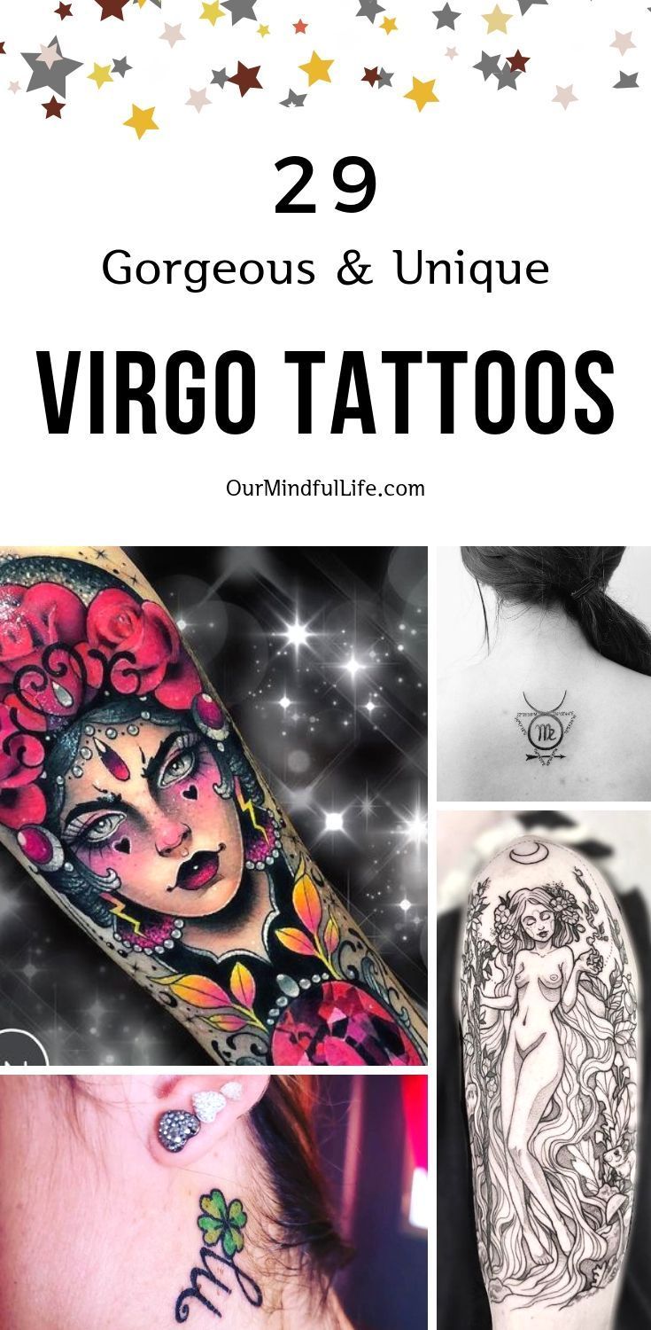 64 Virgo Tattoos with Meaning 2022 Virgo tattoo, Virgo(05)