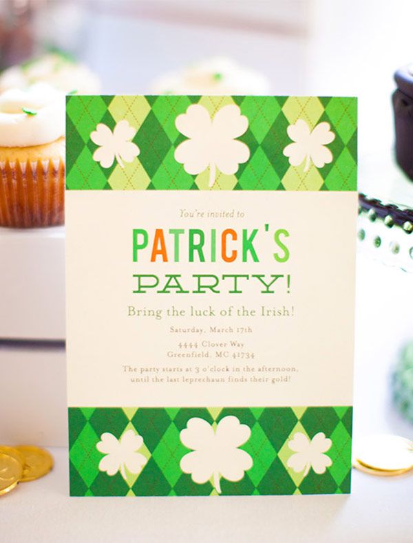 st patrick s day party invitations