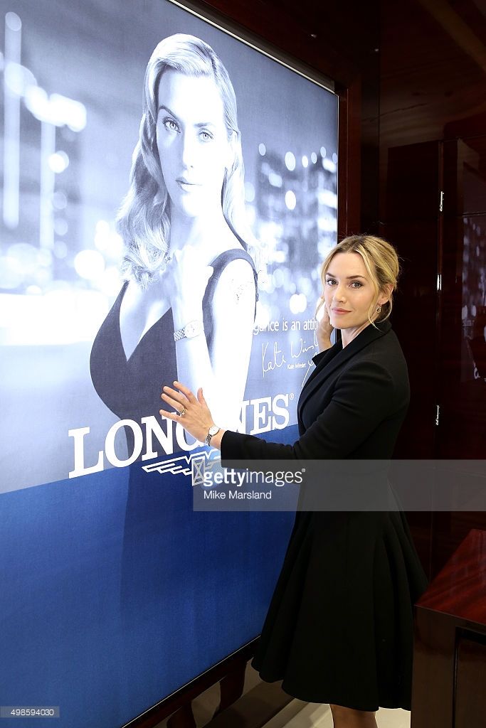 Longines Ambassador of Elegance Kate Winslet attends the Longines