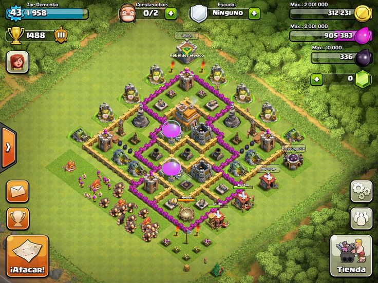 Base Design Town Hall Level 7-3 Defensive | Clash of clans