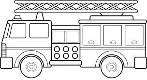 Image result for fire truck outline | Monster truck coloring pages