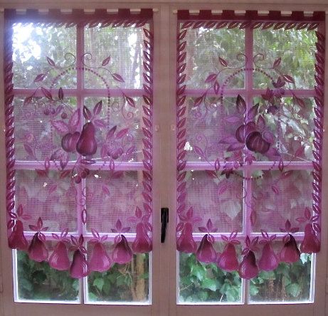 15 Best Window Panels Images On Pinterest Aubergine Lace Curtains Pair French Purple Kitchen Country Decor