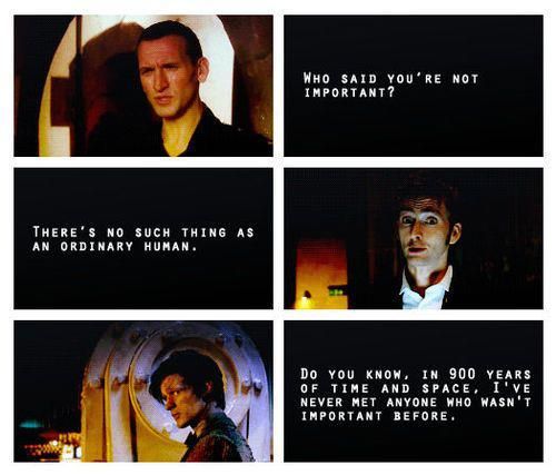 Image result for dr who important quote