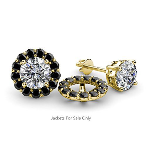 Halo Jacket for Stud Earrings 0.78 ct tw to 0.82 ct tw in 14K Yellow