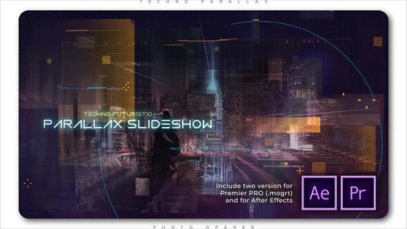 Techno Parallax Photo Opener Techno Workout Instructions Corporate Presentation