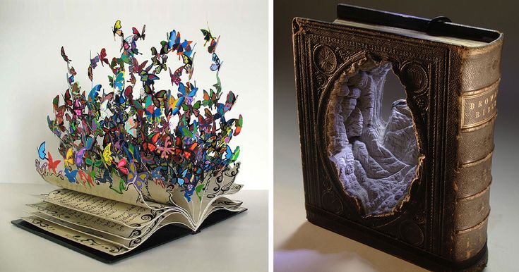 Book Paintings by Ekaterina Panikanova - Colossal Book art, Artist books, Russia