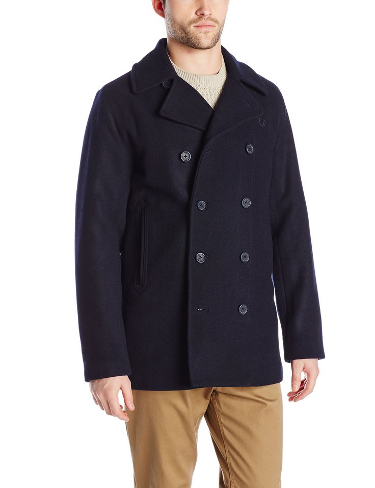 Pin On Stylistic Pin On Stylistic, Fred Perry Womens Pea Coat Navy