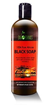 Organic African Black Soap - Raw Organic Soap Ideal for Acne, Eczema, Dry Skin, ...
