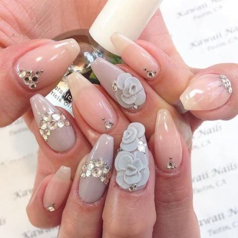 Acrylic Nail Art 2018 Top Styles With Images Pretty Nail