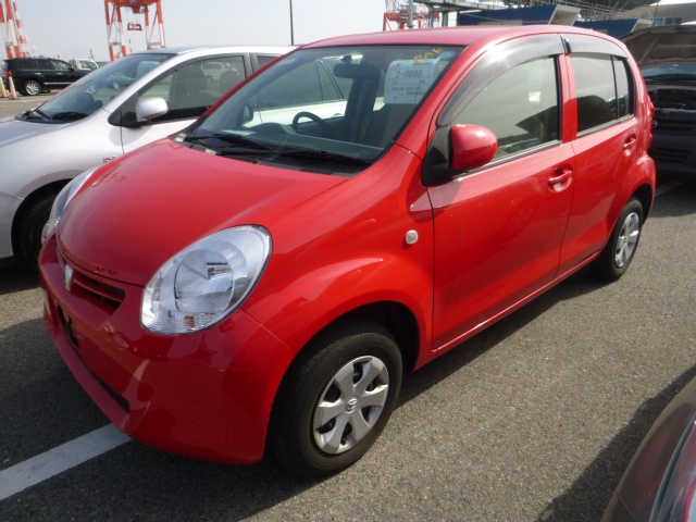 beautiful red colored toyota passo for exciting drivers specifications toyota passo 2010 7 x power steering air conditioner used toyota toyota toyota cars