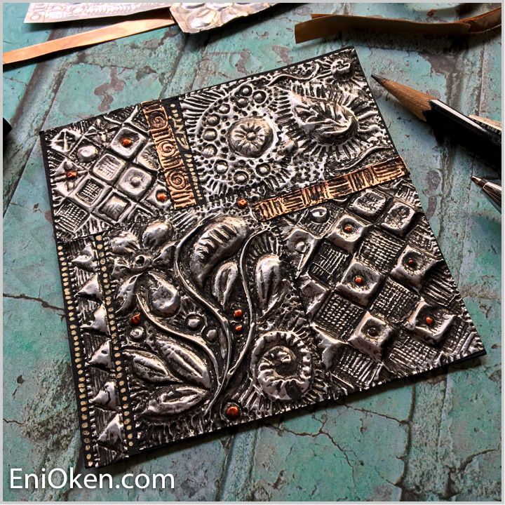 Another Metal Tile With Images Pewter Art Zen Doodle Another Metal Tile With Images