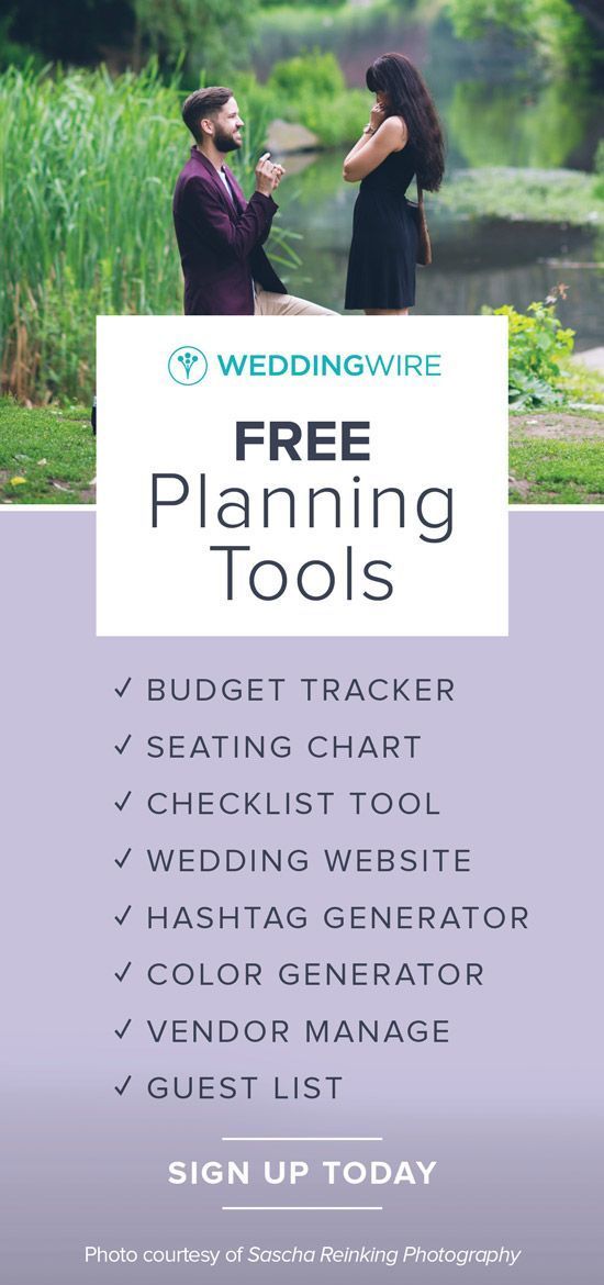 planning a wedding sign up for our free wedding planning tools to