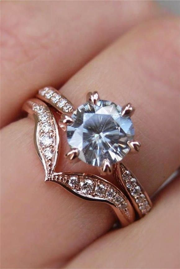 Engagement Rings For Women Rose Gold on Women Guides