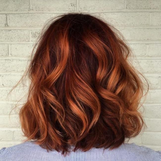 Top Trend Frisuren 2018 2019 Herbst Haare Kurze Haare Kupfer