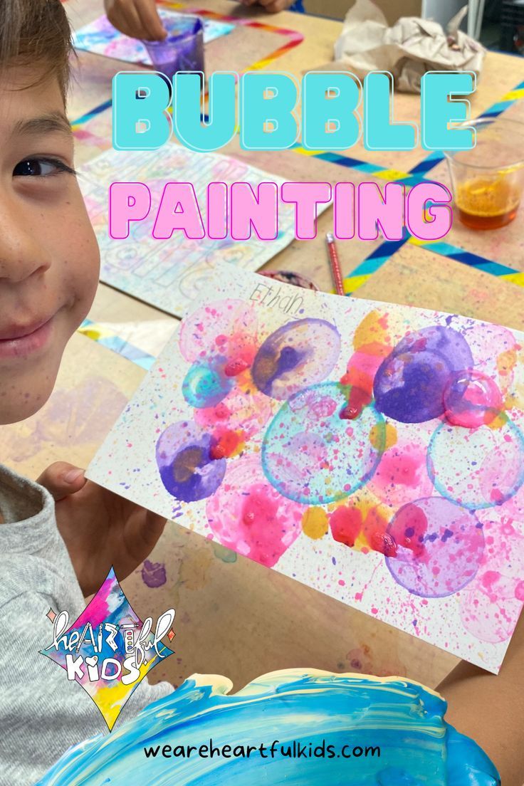 Bubble Painting In 2025 Bubble Painting Art For Kids Bubbles 2a1576ee01ae268e58faf310018b5ca0