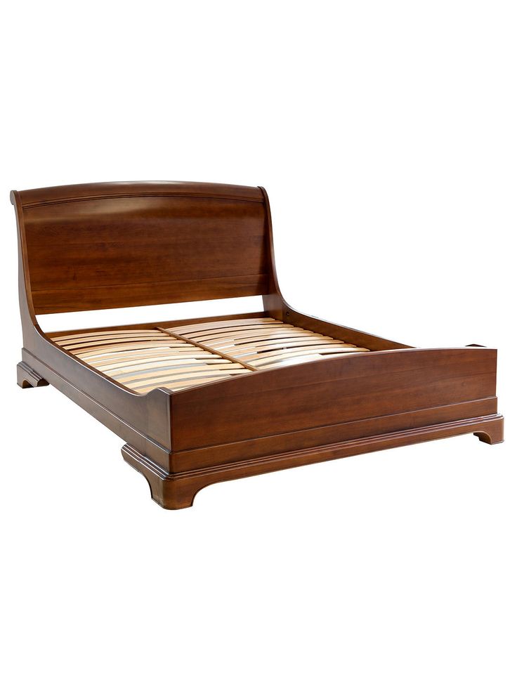 Willis Gambier Lille Low End Sleigh Bed Super King Size At Johnlewis Com Double Designs Beds Wooden Design Double Bed Designs Sleigh Beds, Super King Size Bed Frame Finance