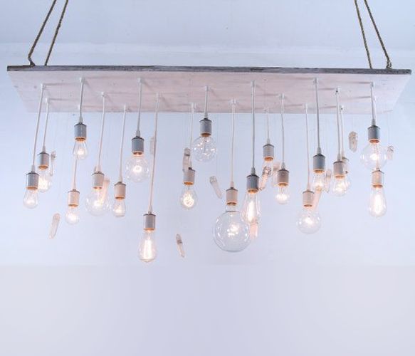 Urban Chic Chandelier With Exposed Bulbs Kitchen Lighting Modern Urban Chic Chandelier With Exposed Bulbs Kitchen Lighting Modern Haute House Home